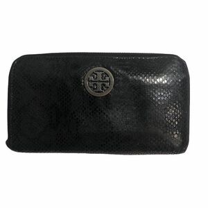 Tory Burch snakeskin embossed clutch wallet